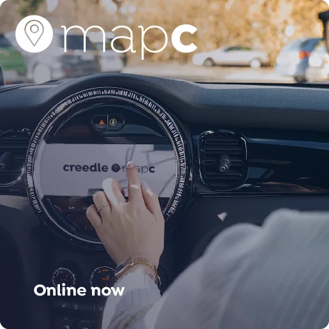 The APP to easily find the nearest church, service, etc. creedle mapc