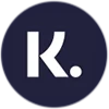 Klarna Das Logo vom Zahlungsanbieter Klarna auf dunkelblauem Hintergrund